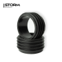 Уплотнитель для колбы Storm Black без кромки – силиконовая прокладка Ø 45 мм