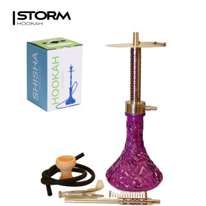 Кальян HOOKAH Honeycomb Purple (полный комплект, нерж)