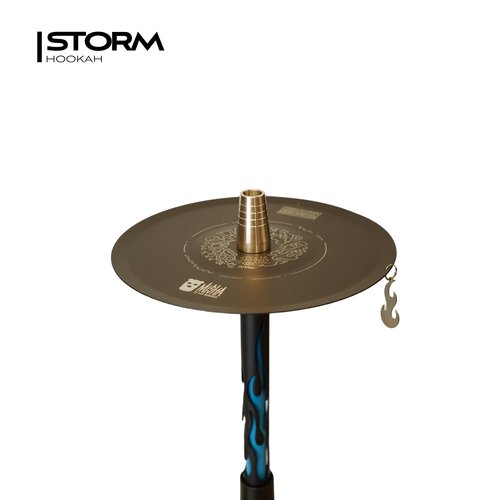 Кальян HOOKAH Revolt Flame Blue (полный комплект, нерж)