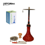 Кальян HOOKAH Revolt Flame Red (полный комплект, нерж)
