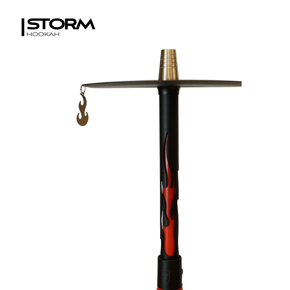 Кальян HOOKAH Revolt Flame Red (полный комплект, нерж)