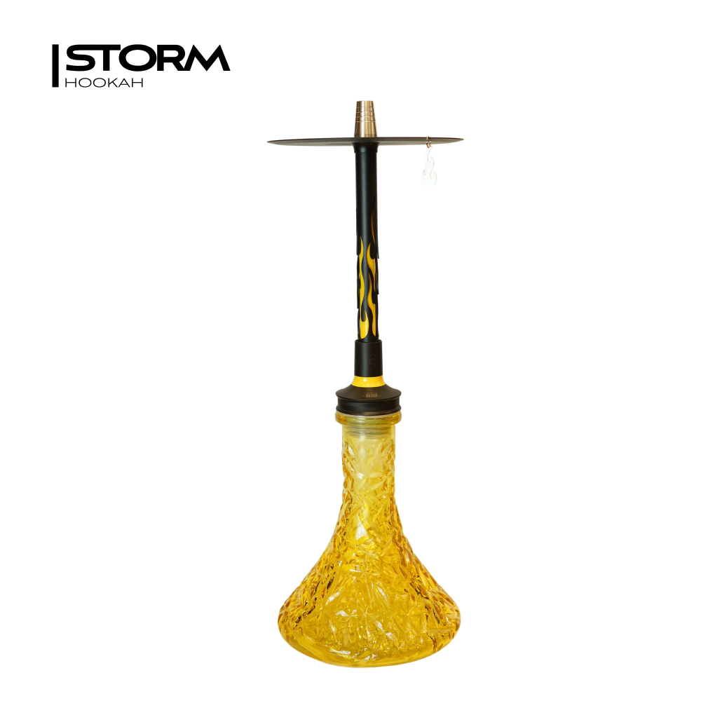 Кальян HOOKAH Revolt Flame Yellow (повний комплект, нерж)