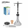 Кальян HOOKAH Revolt Flame White (повний комплект, нерж)