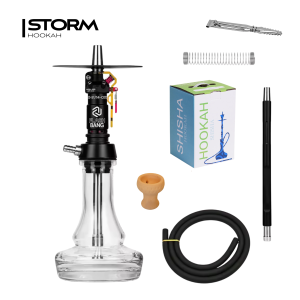 Кальян HOOKAH BLACK Flash Bang Yellow (полный комплект, нерж)