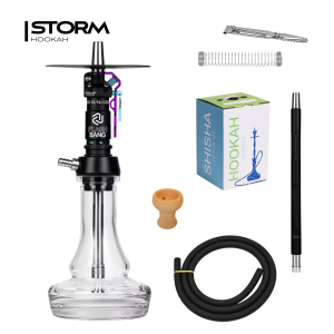 Кальян HOOKAH BLACK Flash Bang Purple (полный комплект, нерж)