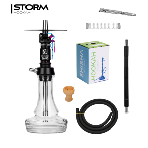 Кальян HOOKAH BLACK Flash Bang Blue (полный комплект, нерж)