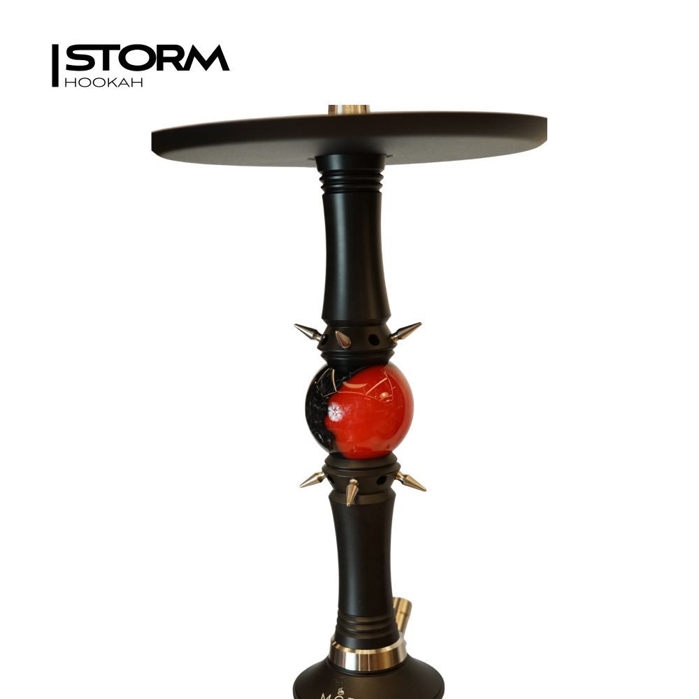 Кальян HOOKAH Sphere Black-Red (полный комплект, нерж)