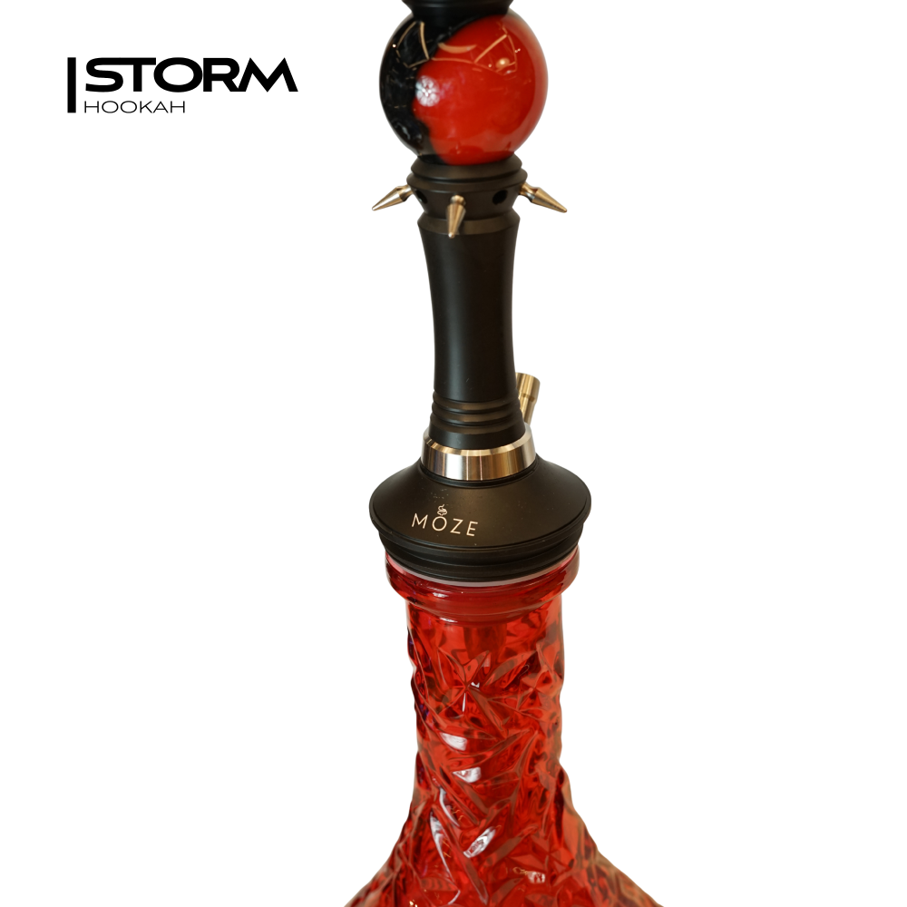 Кальян HOOKAH Sphere Black-Red (полный комплект, нерж)
