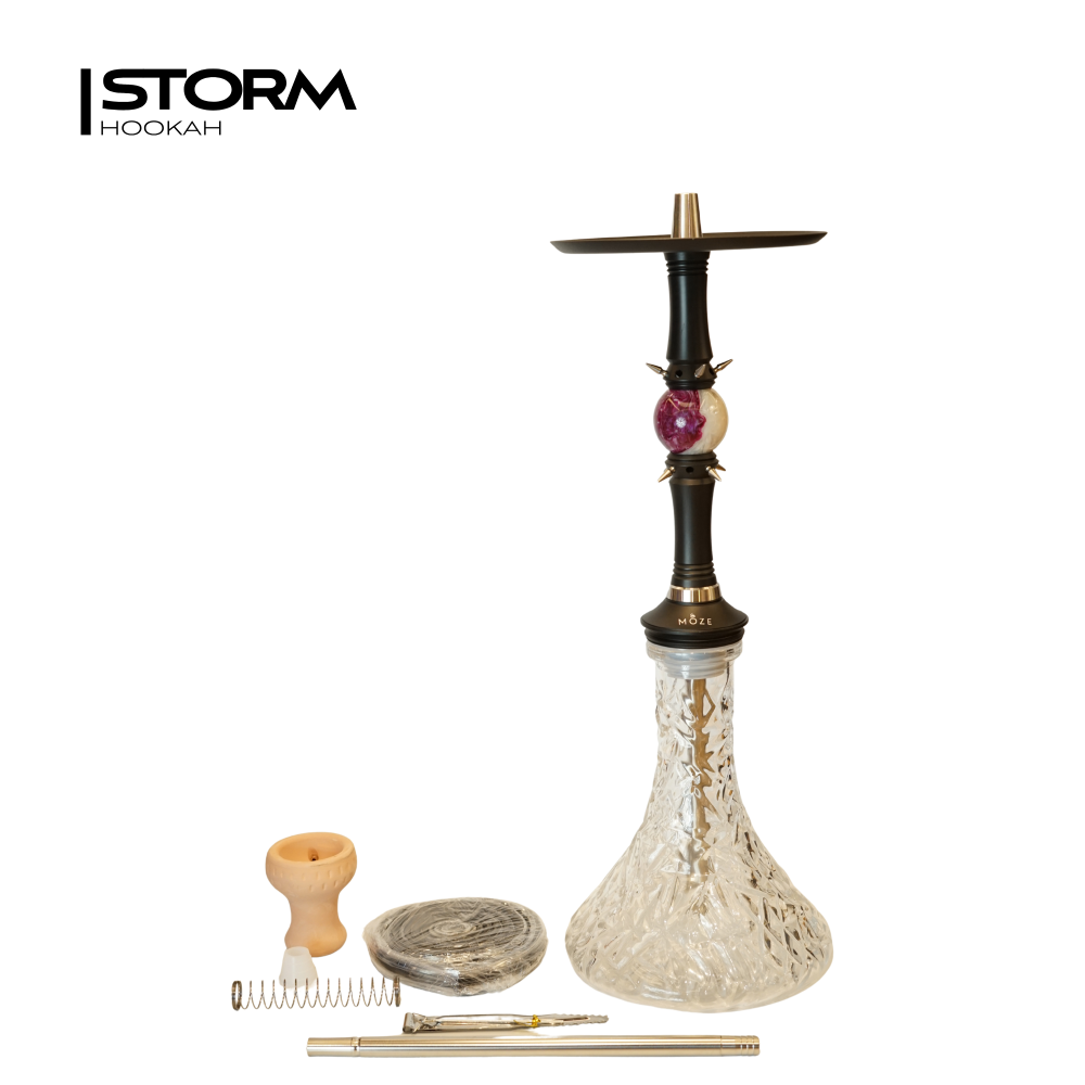 Кальян HOOKAH Sphere Purple-Silver (полный комплект, нерж)