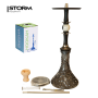 Кальян HOOKAH Sphere Black-Silver (полный комплект, нерж)