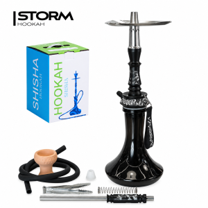 Кальян HOOKAH D-DAO Black (полный комплект, нерж)