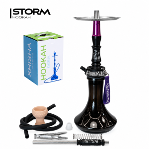 Кальян HOOKAH D-DAO Purple (полный комплект, нерж)