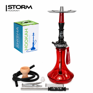 Кальян HOOKAH D-DAO Red (полный комплект, нерж)