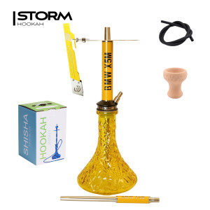 Кальян HOOKAH BMW X5 Yellow (полный комплект, нерж)