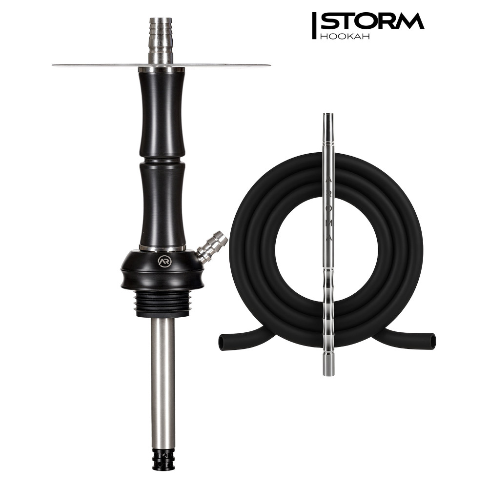 Кальян Aroma Charlie Mini Black (высота 41 см)