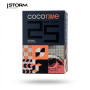 Кокосовый уголь для кальяна Cocotime 25мм (1 кг / 72 шт)