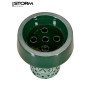 Чаша Aroma Hookah Uniform Green — глазурованная Classic/Killa (18–20 г)