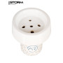 Чаша Aroma Hookah Uniform White — глазурованная глиняная Classic/Killa