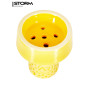 Чаша Aroma Hookah Uniform Yellow — глина + глазурь, форма Classic/Killa