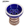 Чаша Aroma Hookah Sierra Glaze Blue – классическая глиняная чаша в глазури