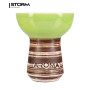 Чаша Aroma Hookah Sierra Glaze Green – классическая глиняная чаша в глазури
