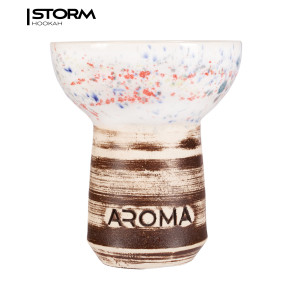 Чаша Aroma Hookah Sierra Glaze White/Red