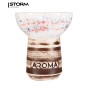Чаша Aroma Hookah Sierra Glaze White/Red – классическая чаша в глазури, 8,5 см