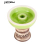 Чаша Aroma Hookah Zulu Glaze Green – фанел-чаша в глазури, 8,5 см