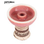 Чаша Aroma Hookah Zulu Glaze Red – фанел из белой глины в глазури