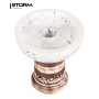 Чаша Aroma Hookah Zulu Glaze White/Blue – фанел из белой глины в глазури