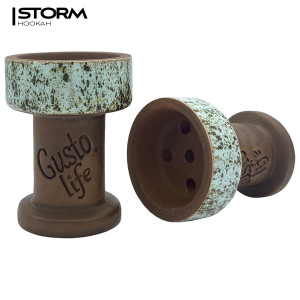 Чаша Gusto Bowls Rook Glaze (White/Grey)