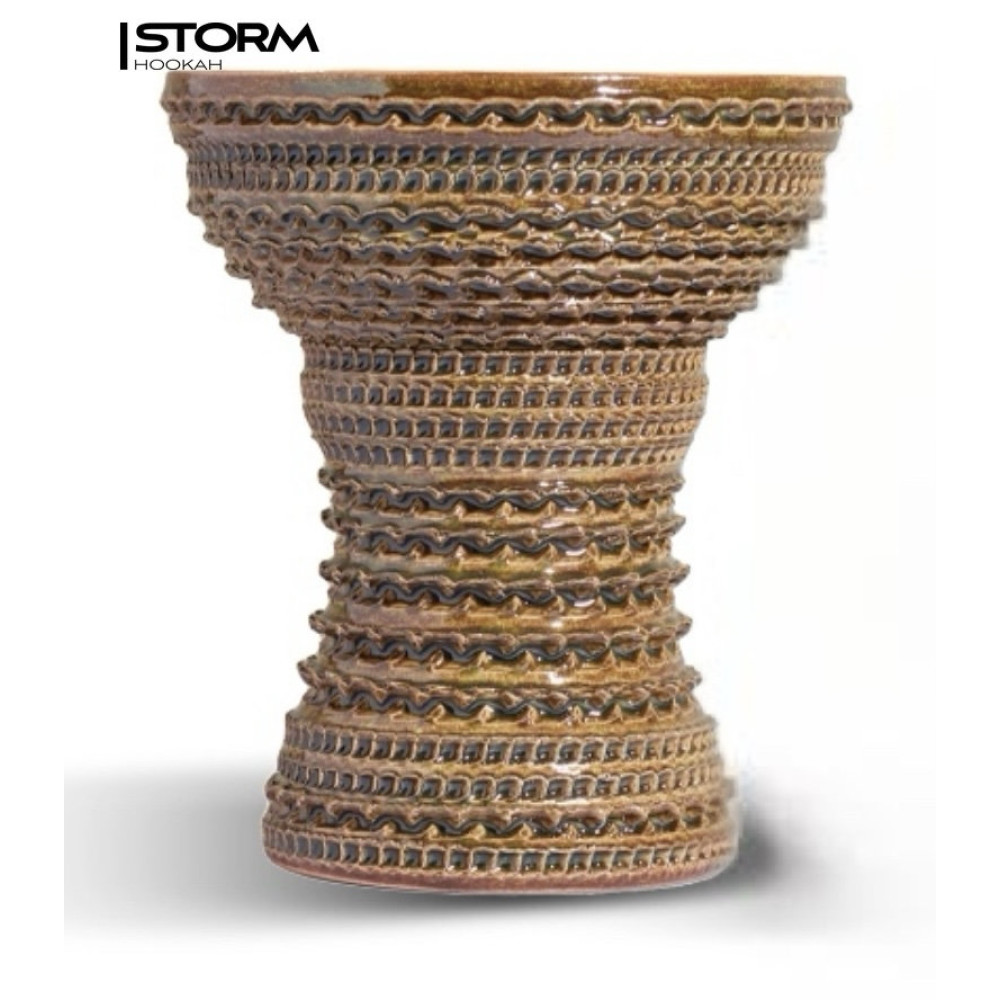 Чаша Gusto Bowls Turkish 2.0 Brown – классическая глиняная чаша турка
