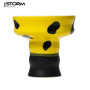 Чаша Vantablack Wave Yellow – полуфарфоровая классика Killa, 15–20 г