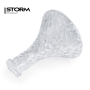 Колба Storm Classic Crystal Clear 107B – Прозрачная хрустальная колба для кальяна