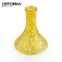 Колба Storm Classic Crystal Gold 107B – Золотая хрустальная колба для кальяна