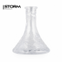 Колба Storm Classic Crystal Clear 107G – прозрачная хрустальная колба для кальяна