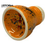 Чаша GrynBowls Turka Mummy White-Orange – классическая «турка» с бело-оранжевым дизайном