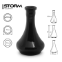 Колба UA Storm Drop Black – прочная черная стеклянная колба