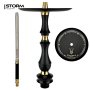 Кальян Odin Classic Black – элегантный кальян из дерева и нержавеющей стали