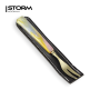 Вилка Storm Gold в чехле – металлическая вилка золотого цвета для кальяна