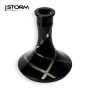 Колба Storm Craft Black/Gold – чёрная стеклянная колба с золотыми акцентами