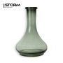 Колба Storm Drop Grey – стеклянная колба «Drop» серого дымового цвета