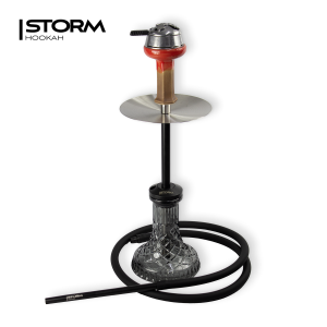 Кальян Storm Mini DARK, Crystal Glass 92B Light Black