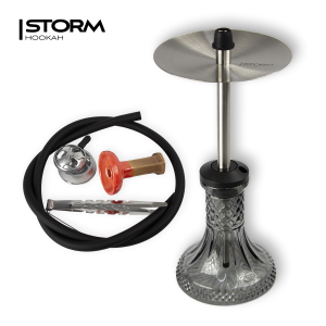 Кальян Storm Mini, Crystal Glass 92A Light Black