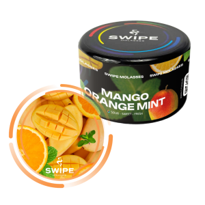 Бестабачная смесь Swipe Манго-Апельсин-М'ята (Mango-Orange-Mint) 50g Бестабачная смесь Swipe Манго-Апельсин-М'ята (Mango-Orange-Mint) 50g